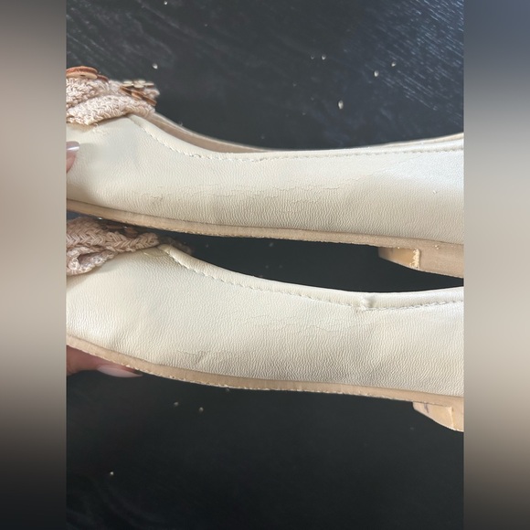 Cream Ballet Flats - Picture 3 of 4